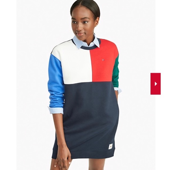 Tommy Hilfiger Dresses & Skirts - Tommy Dress Colorblock Essentials Sz M NWT